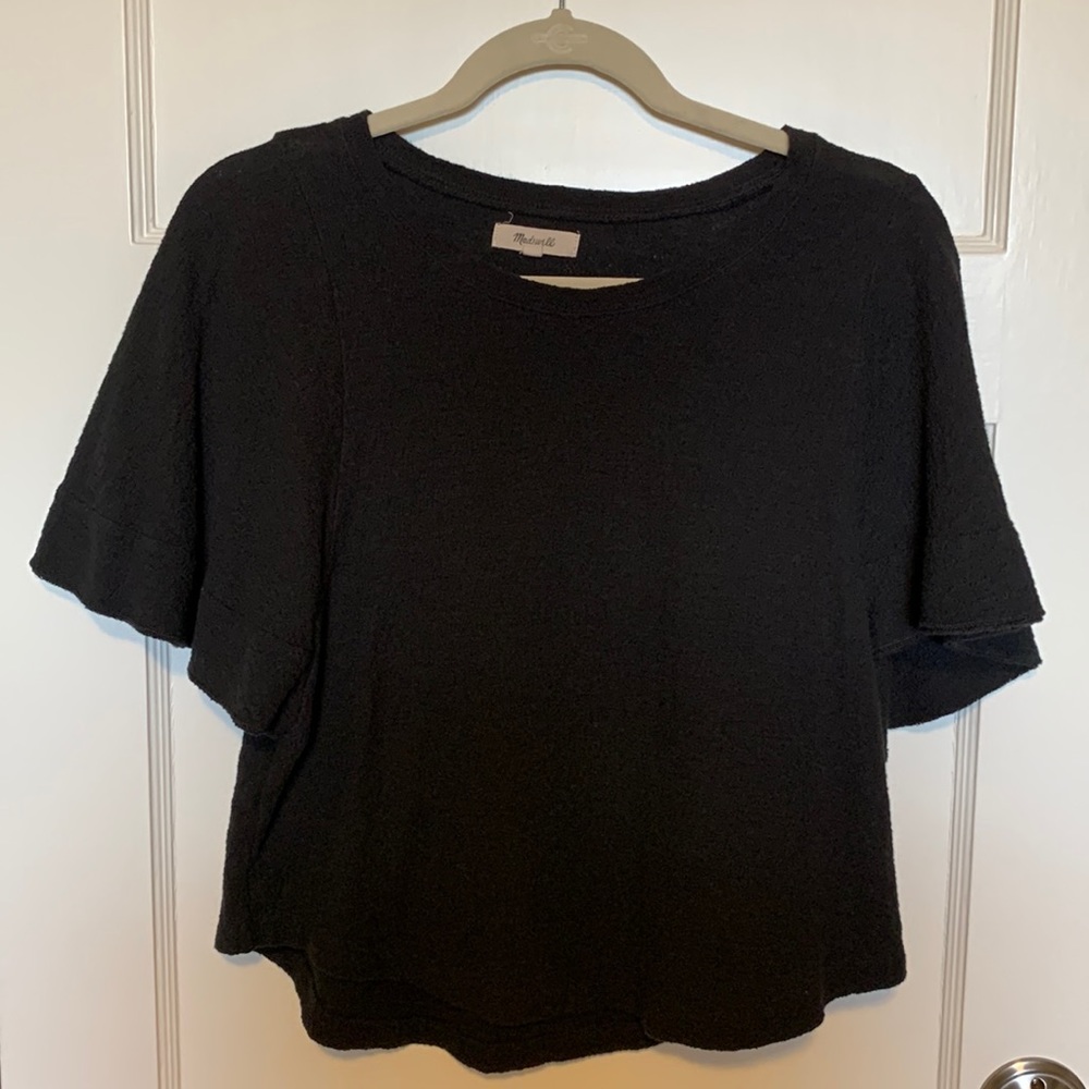 Madewell flowy black top
